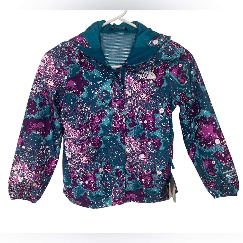 The North Face Jacket Girl’s Small 7 8 Resolve Reflective Rain New NWT Windbreak